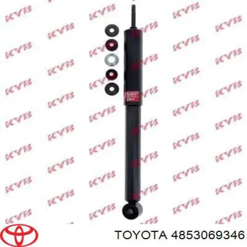 Amortecedor traseiro Toyota 4853069346 preço, a partir de 56,67 USD