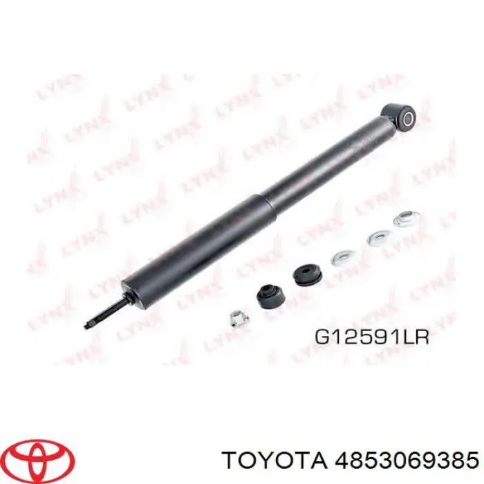 4853069385 Toyota Amortecedor traseiro direito