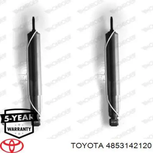 4853142120 Toyota Amortecedor traseiro