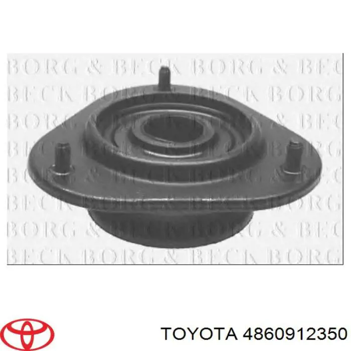 Suporte de amortecedor traseiro Toyota Corolla  