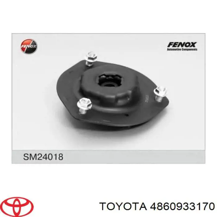 Suporte de amortecedor dianteiro Toyota 4860933170 preço, a partir de 38,07 USD