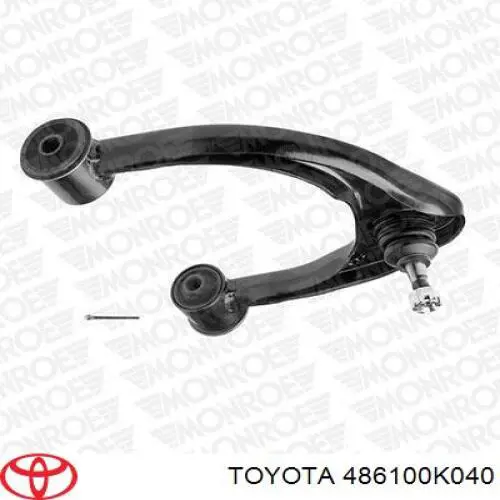 Braço oscilante superior direito de suspensão dianteira Toyota 486100K040 preço, a partir de 83,04 USD