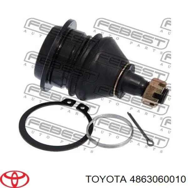 Compre 4863060010 Toyota Braço oscilante superior esquerdo de suspensão dianteira