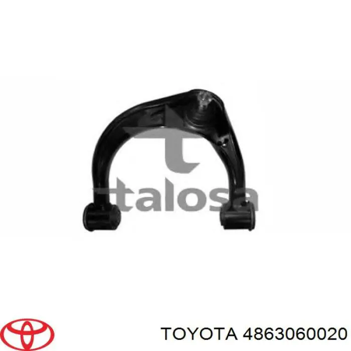 Compre 4863060020 Toyota Braço oscilante superior esquerdo de suspensão dianteira