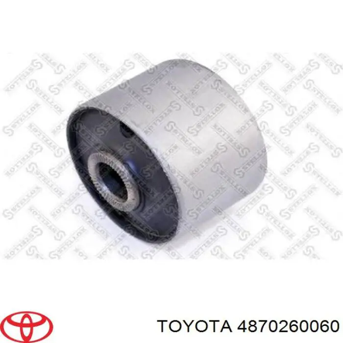 Compre 4870260060 Toyota Bloco silencioso do braço oscilante inferior traseiro longitudinal
