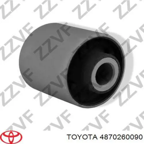 Compre 4870260090 Toyota Bloco silencioso do braço oscilante superior traseiro longitudinal