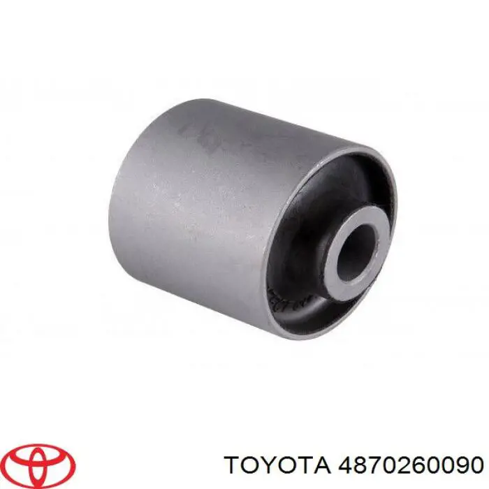 4870260090 Toyota Bloco silencioso do braço oscilante superior traseiro longitudinal