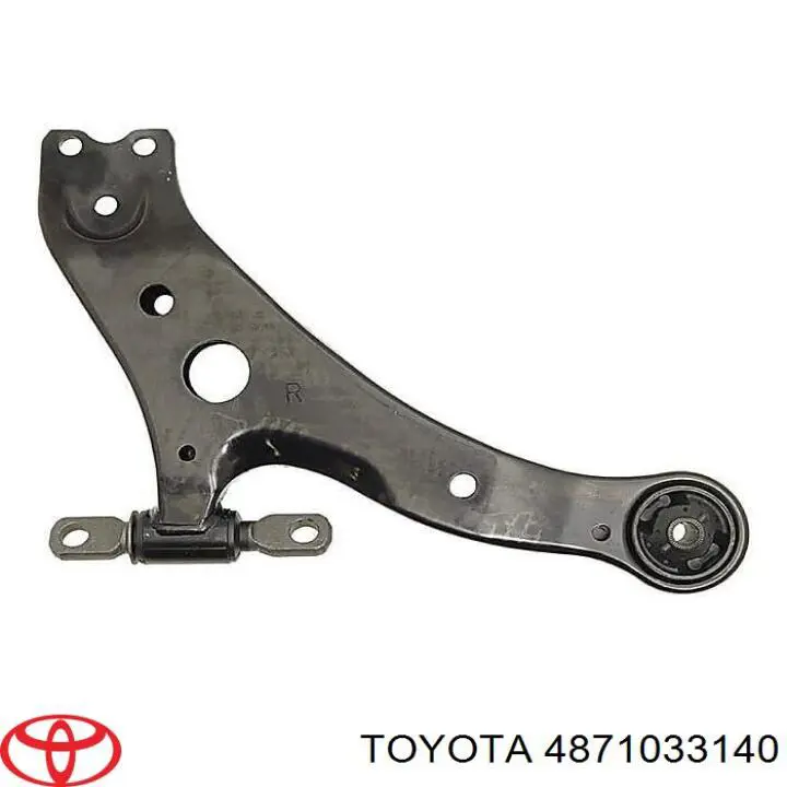 4871033140 Toyota Barra transversal de suspensão traseira