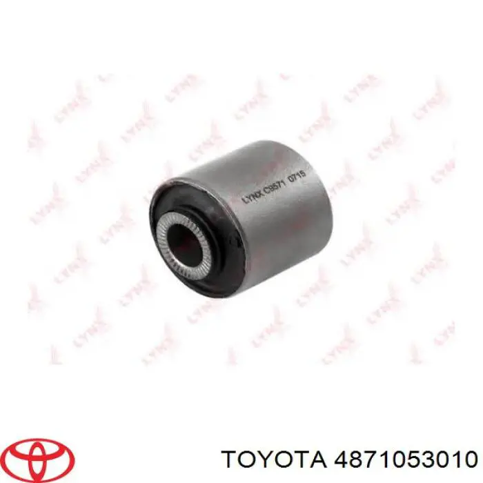 Compre 4871053010 Toyota Braço oscilante inferior esquerdo de suspensão traseira/direita