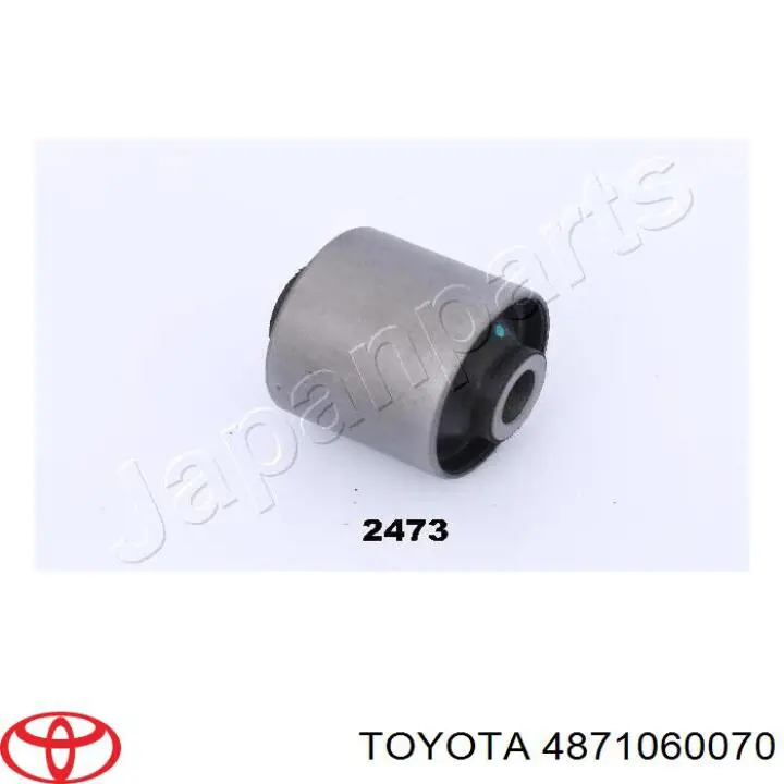 Compre 4871060070 Toyota Braço oscilante (tração) longitudinal superior direito de suspensão traseira