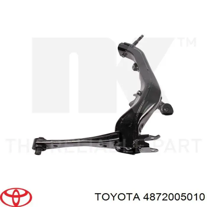 Braço oscilante inferior esquerdo de suspensão traseira Toyota 4872005011 preço, a partir de 110,25 USD