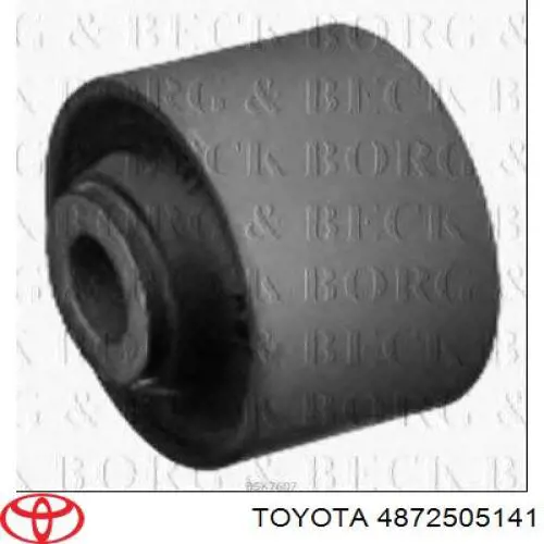 4872505141 Toyota Bloco silencioso do pino de apoio traseiro