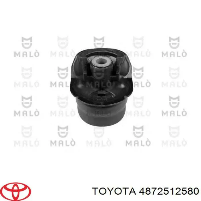 Compre 4872512580 Toyota Bloco silencioso de viga traseira (de plataforma veicular)