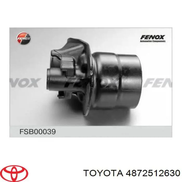 Compre 4872512630 Toyota Bloco silencioso de viga traseira (de plataforma veicular)