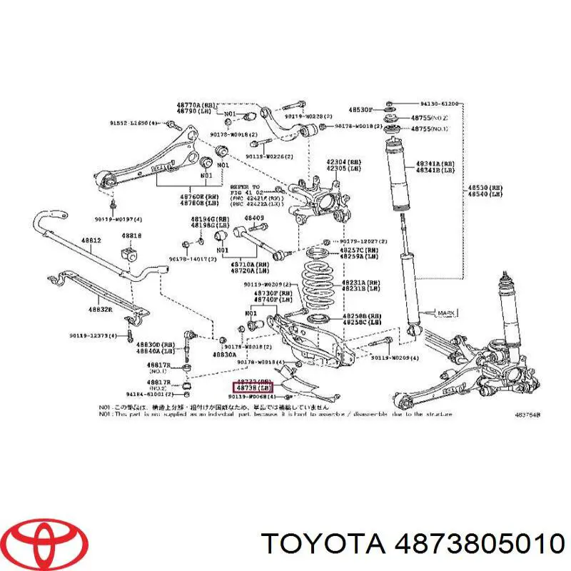 Compre 4873805010 Toyota 