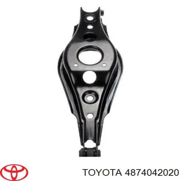 4874042020 Toyota Braço oscilante transversal esquerdo de suspensão traseira