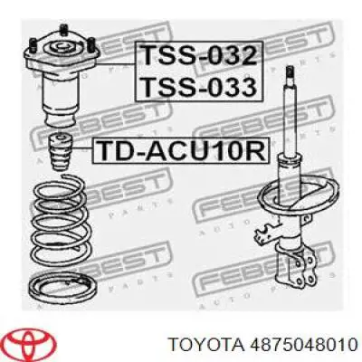 Suporte de amortecedor traseiro direito Toyota 4875048010 preço, a partir de 16,42 USD