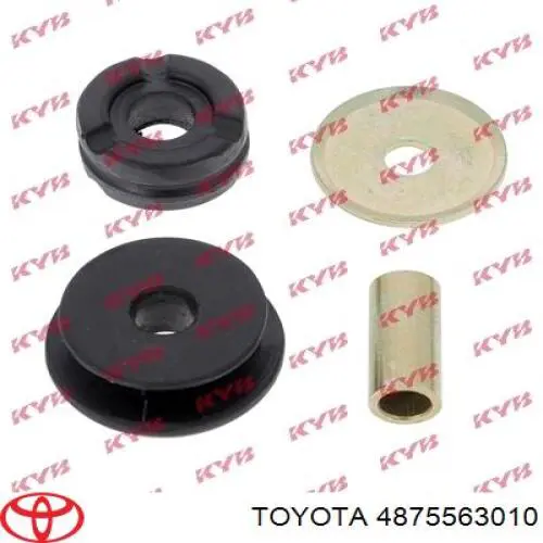 Compre 4875563010 Toyota Bucha da haste de amortecedor traseiro
