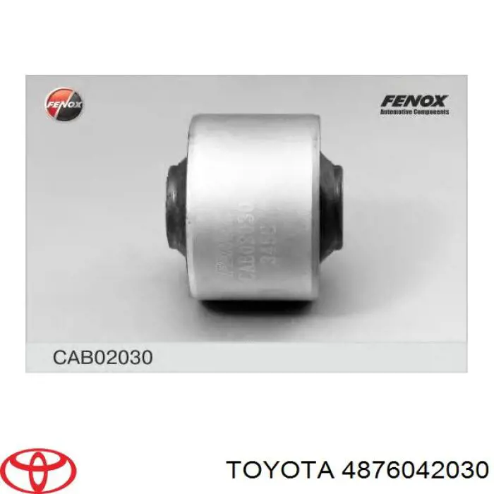 Braço oscilante (tração) longitudinal inferior direito de suspensão traseira Toyota 4876042030 preço, a partir de 80,77 USD