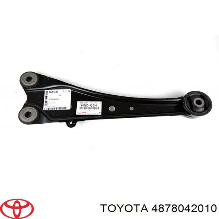 Braço oscilante (tração) longitudinal inferior esquerdo de suspensão traseira Toyota 4878042010 preço, a partir de 73,34 USD