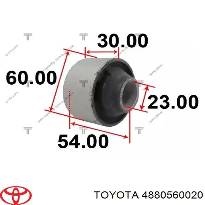  Estabilizador traseiro Toyota Land Cruiser 80 SUV (J8) (1990 - 1998) 80