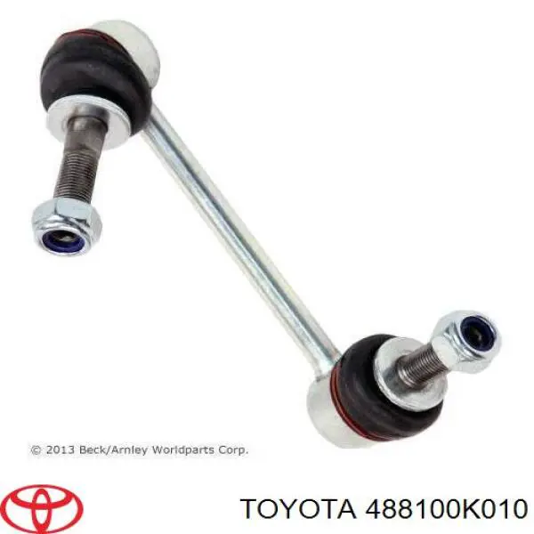 Montante esquerdo de estabilizador dianteiro Toyota 488100K010 preço, a partir de 21,37 USD