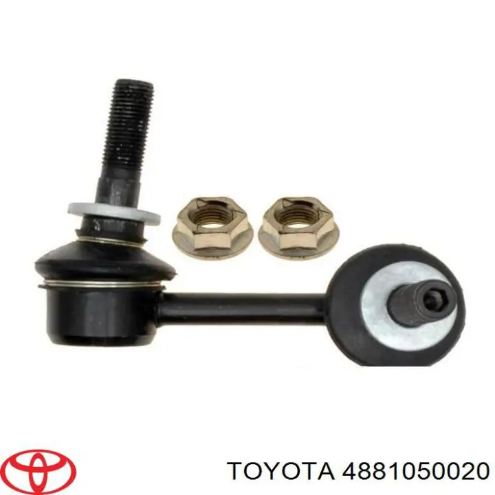 4881050020 Toyota Montante esquerdo de estabilizador dianteiro