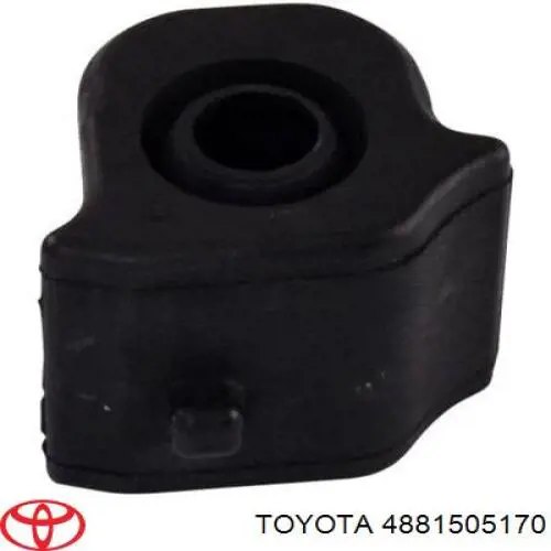 4881505170 Toyota Bucha esquerda de estabilizador dianteiro