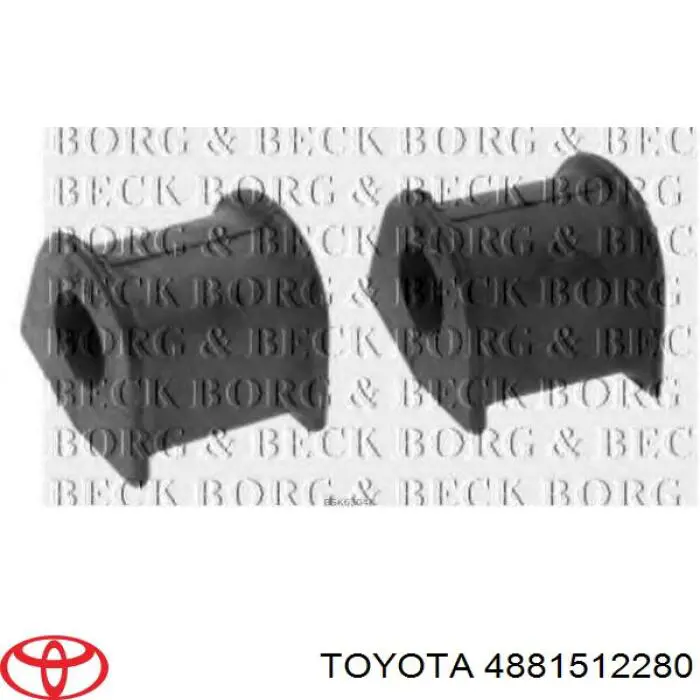 Bucha de estabilizador dianteiro Toyota 4881512280 preço, a partir de 5,22 USD