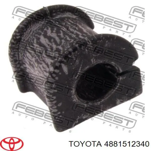 4881512340 Toyota Bucha de estabilizador dianteiro