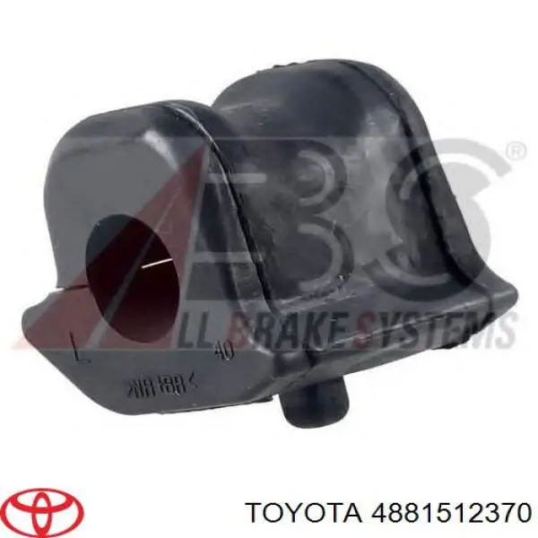 Compre 4881512370 Toyota Bucha esquerda de estabilizador dianteiro