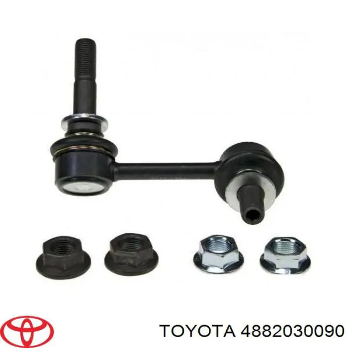4882030090 Toyota Montante direito de estabilizador dianteiro
