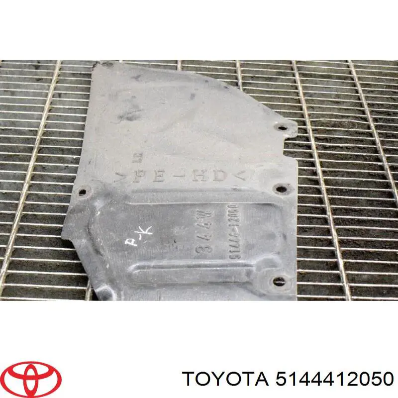 5144412050 Toyota Proteção de motor esquerdo
