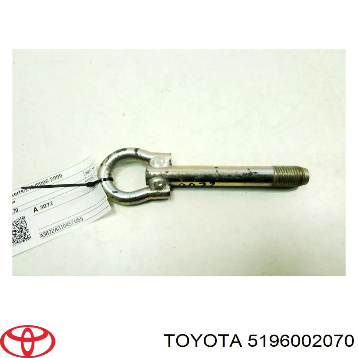  Gancho de reboque Toyota Auris UKP hatchback (E15) (2007 - 2013) UKP