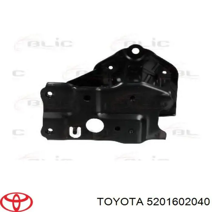 5201602040 Toyota Consola de reforçador do pára-choque traseiro
