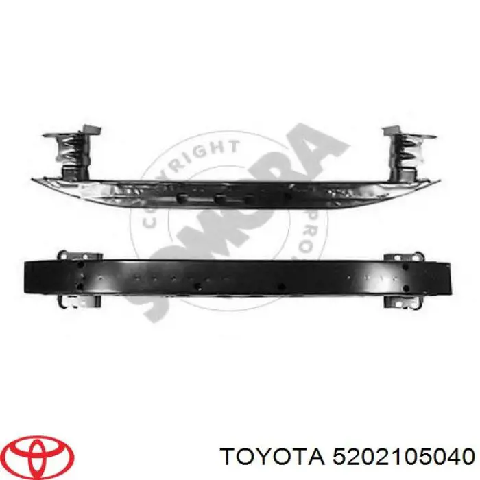 Reforçador do pára-choque dianteiro Toyota 5202105040 preço, a partir de 104,04 USD
