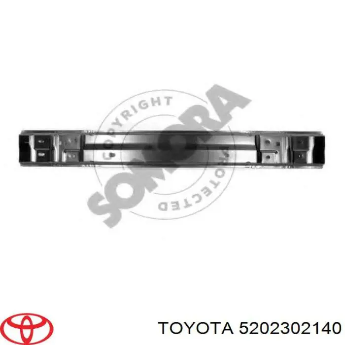 Compre 5202302140 Toyota Reforçador do pára-choque traseiro