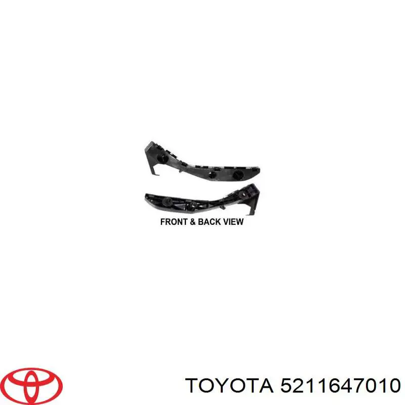 Suporte esquerdo do radiador (painel de montagem de fixação das luzes) Toyota 5211647010 preço, a partir de 13,19 USD