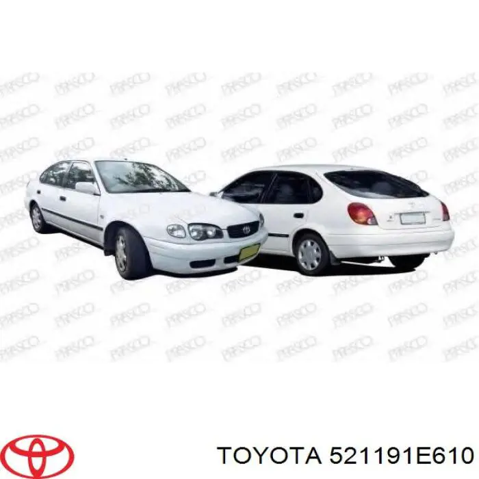 Compre 521191E610 Toyota Pára-choque dianteiro