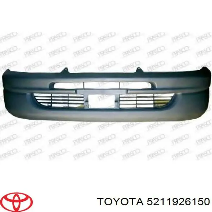 Pára-choque dianteiro Toyota Hiace IV H1, H2