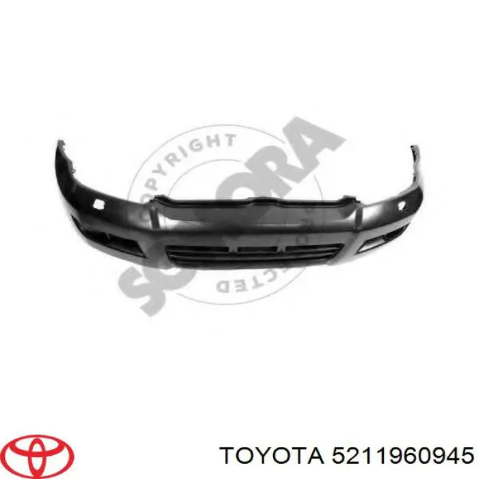 Pára-choque dianteiro Toyota 5211960945 preço, a partir de 571,57 USD