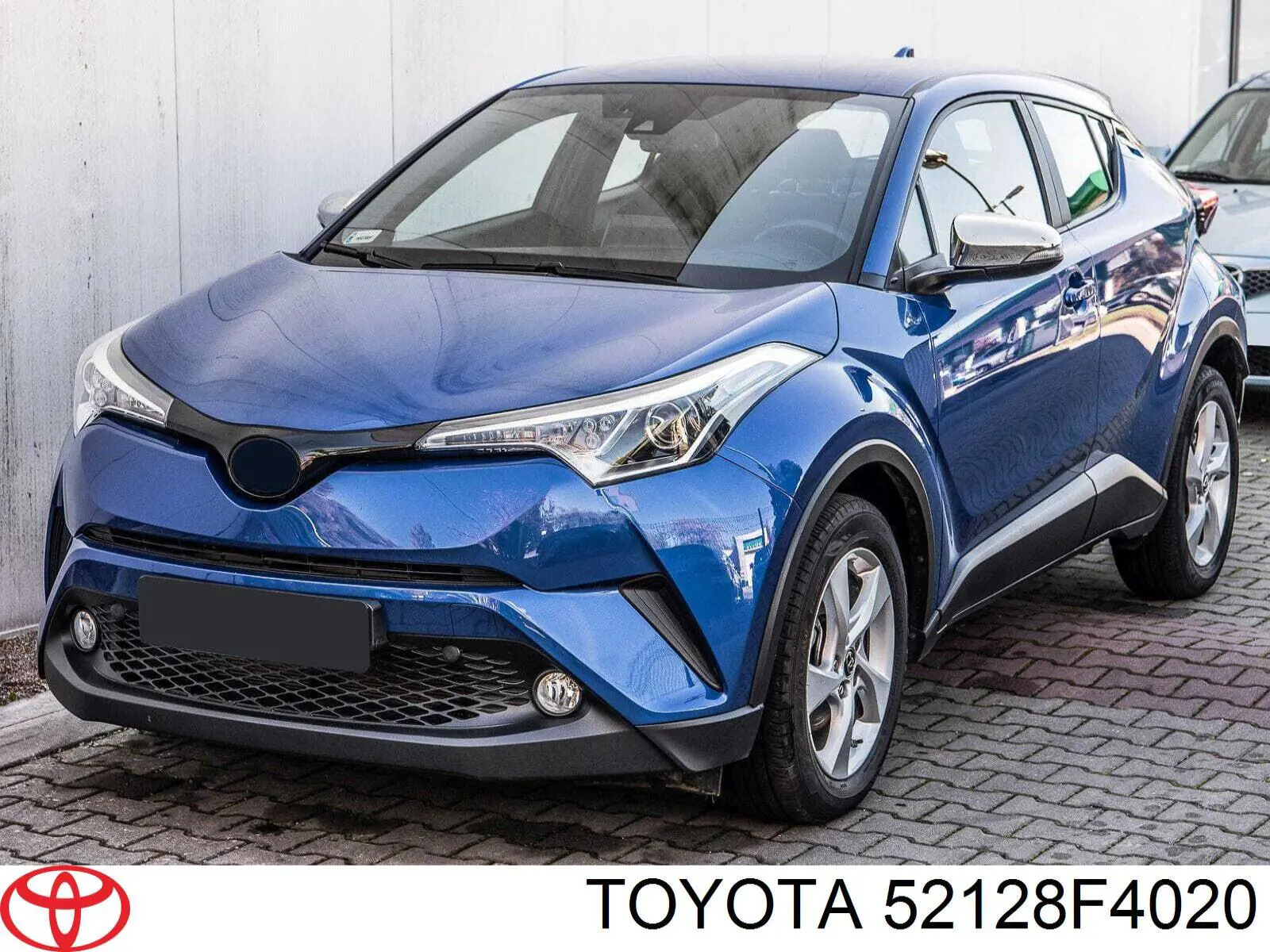 52128F4020 Toyota Grelha esquerda do pára-choque dianteiro