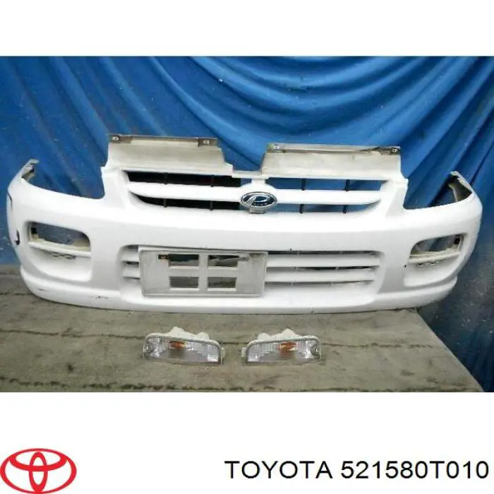 Consola esquerda do pára-choque traseiro externo 521580T010 Toyota