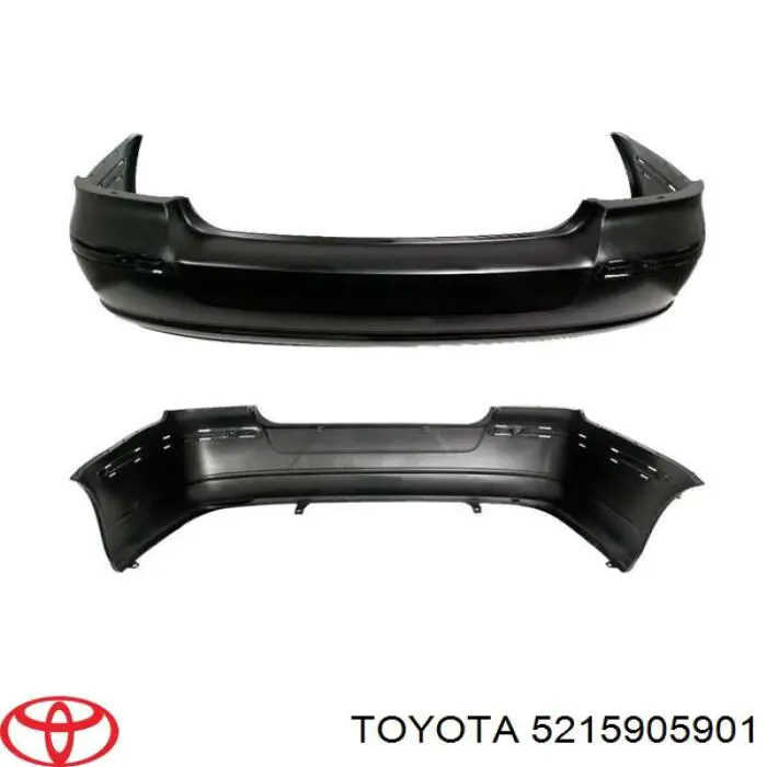 5215905901 Toyota Pára-choque traseiro
