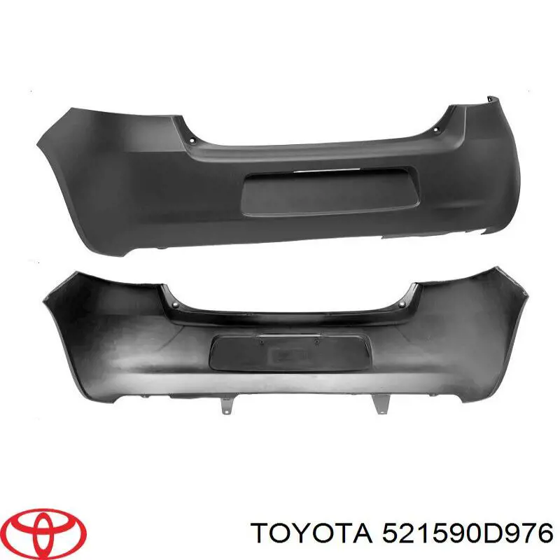 521590D976 Toyota Pára-choque traseiro