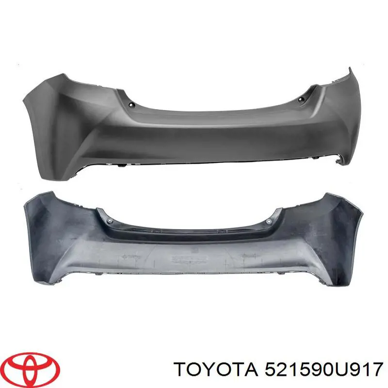 521590U917 Toyota Pára-choque traseiro