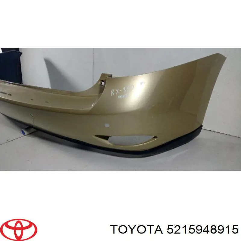 Pára-choque traseiro Lexus RX 270/350/450H AGL10, GGL15, GYL15