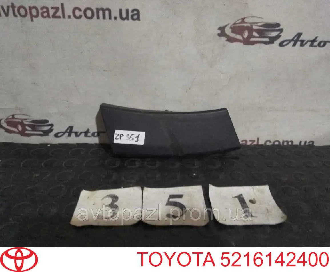5216142400 Toyota Placa sobreposta do pára-choque traseiro direito