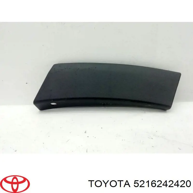 5216242420 Toyota Placa sobreposta do pára-choque traseiro esquerdo