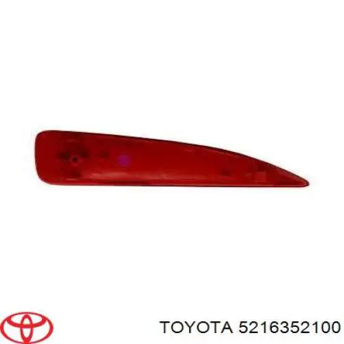 Retrorrefletor (refletor) do pára-choque traseiro direito Toyota 8191002260 preço, a partir de 62,85 USD